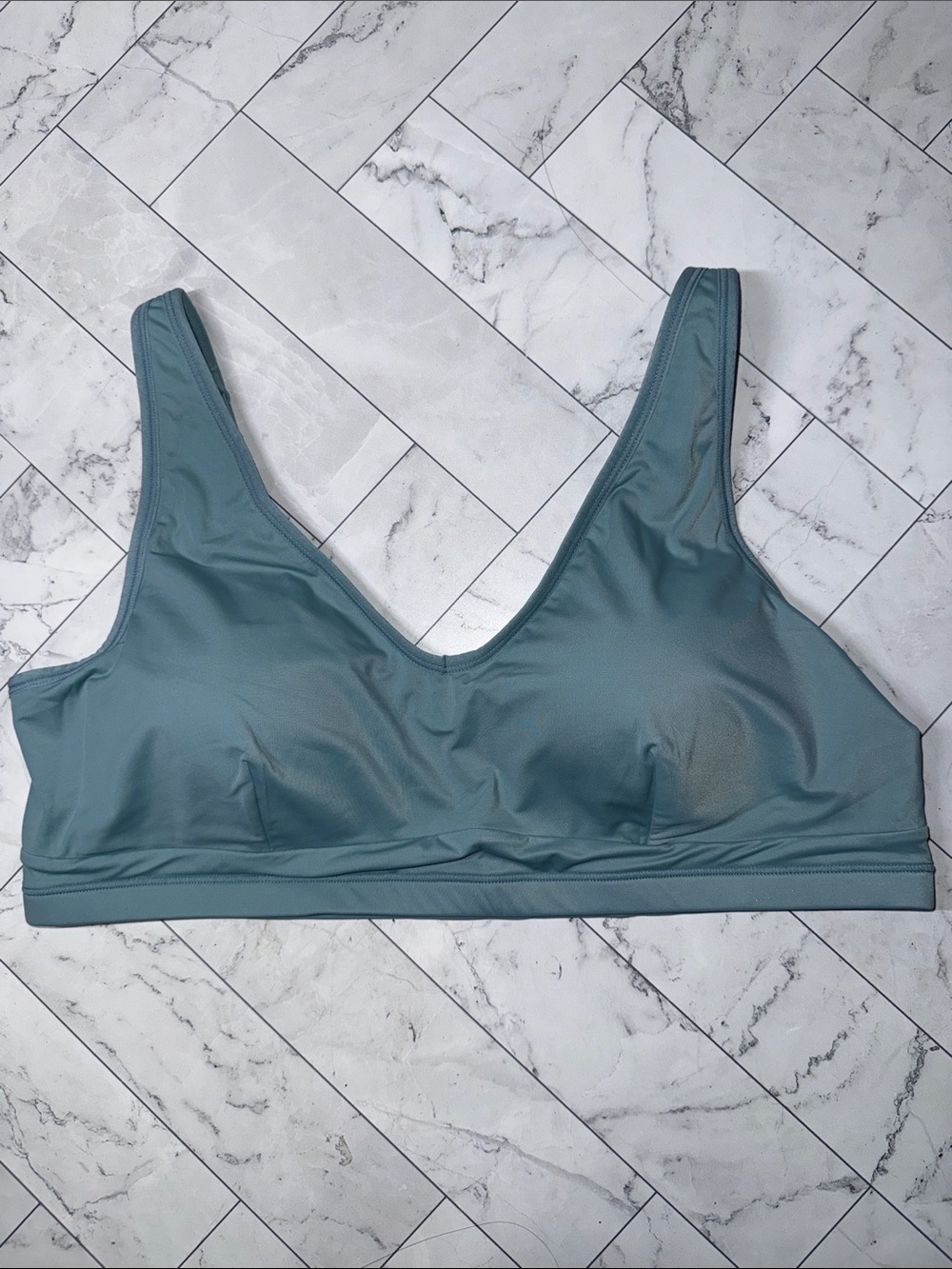 NWT "As Is" Anybody Intimates Lycra Lounge Bra
Aqua Mist Size 1X